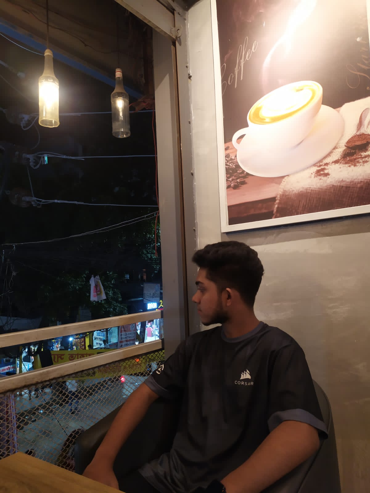 Ariyan Chowdhury in a Cafe